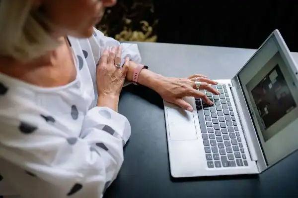 Image of woman attending online mediation Chelmsford services from Barker Mediation